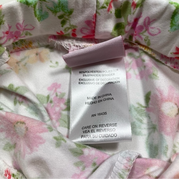 NWT Nannette Mock Twofer Floral Top With Matching Shorts Size 3T - Picture 4 of 7